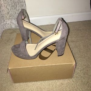 Gray Charlotte Russe Heels.